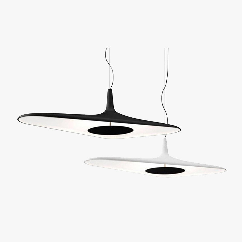 Arisha Modern Minimalist ResinCreative Pendant Light, Black/White