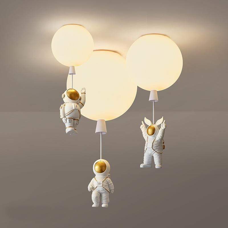 Aria Astronaut Balloon Flush Mount Ceiling Light, L 20/25/30/35cm