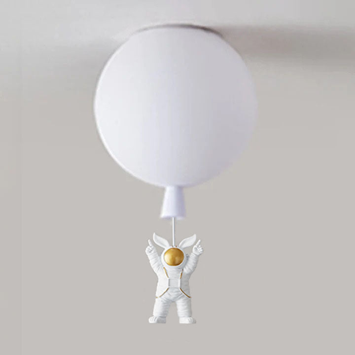 Aria Astronaut Balloon Flush Mount Ceiling Light, L 20/25/30/35cm