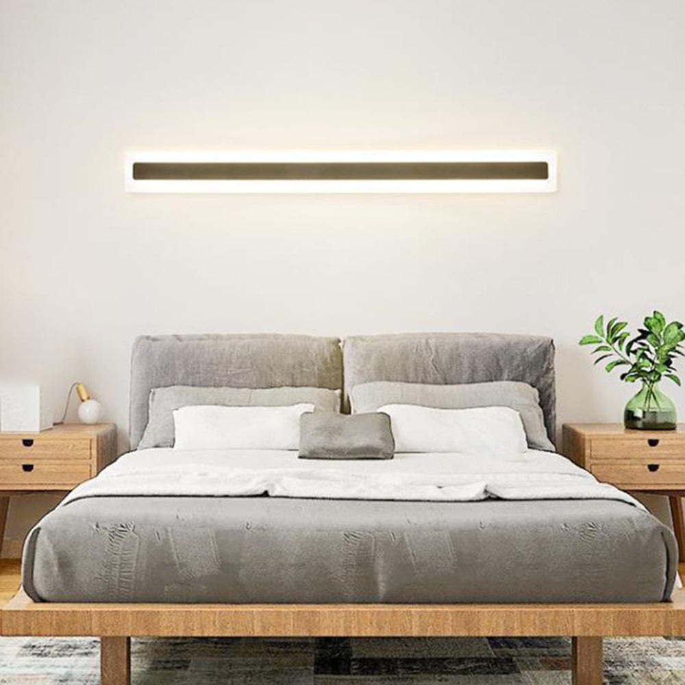 Arisha minimalistisk linjär lampa i metall/vägglampa, badrum