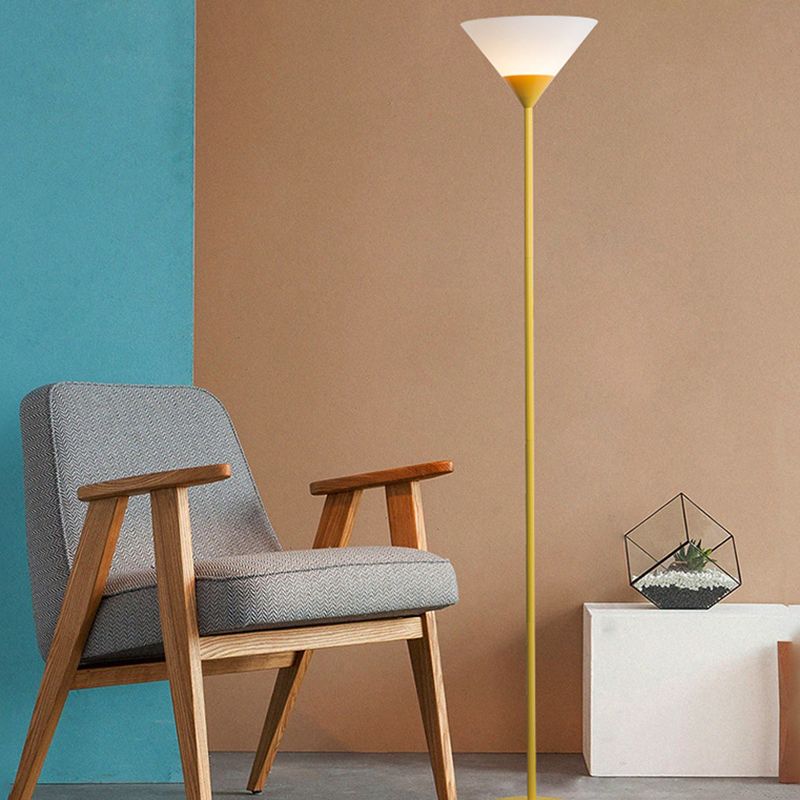 Morandi moderne kopformet gulvlampe, flere farver, metal