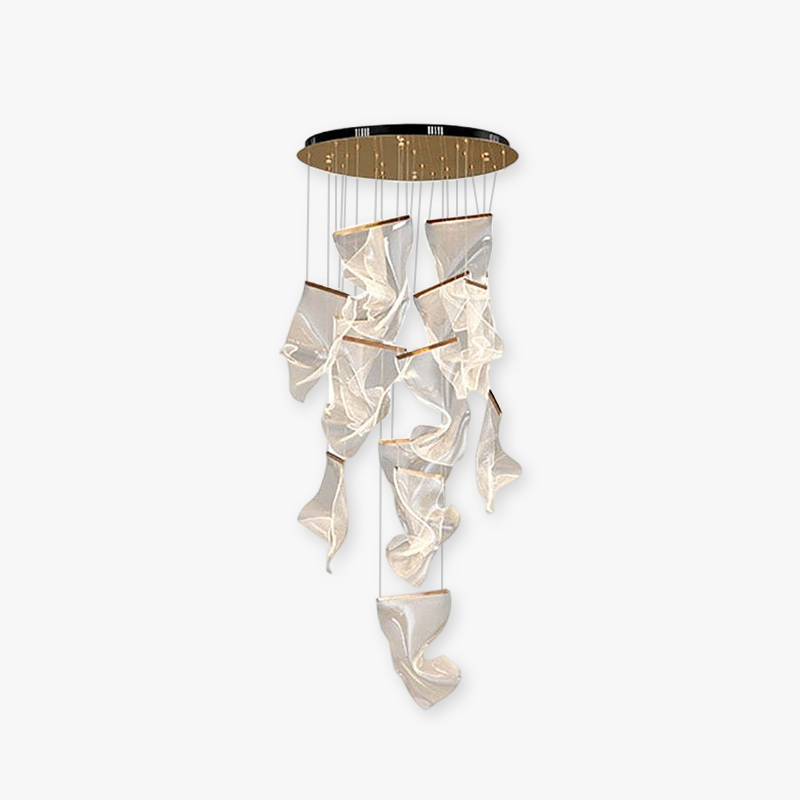 Arisha Luxury Artistic Chandelier, Gold