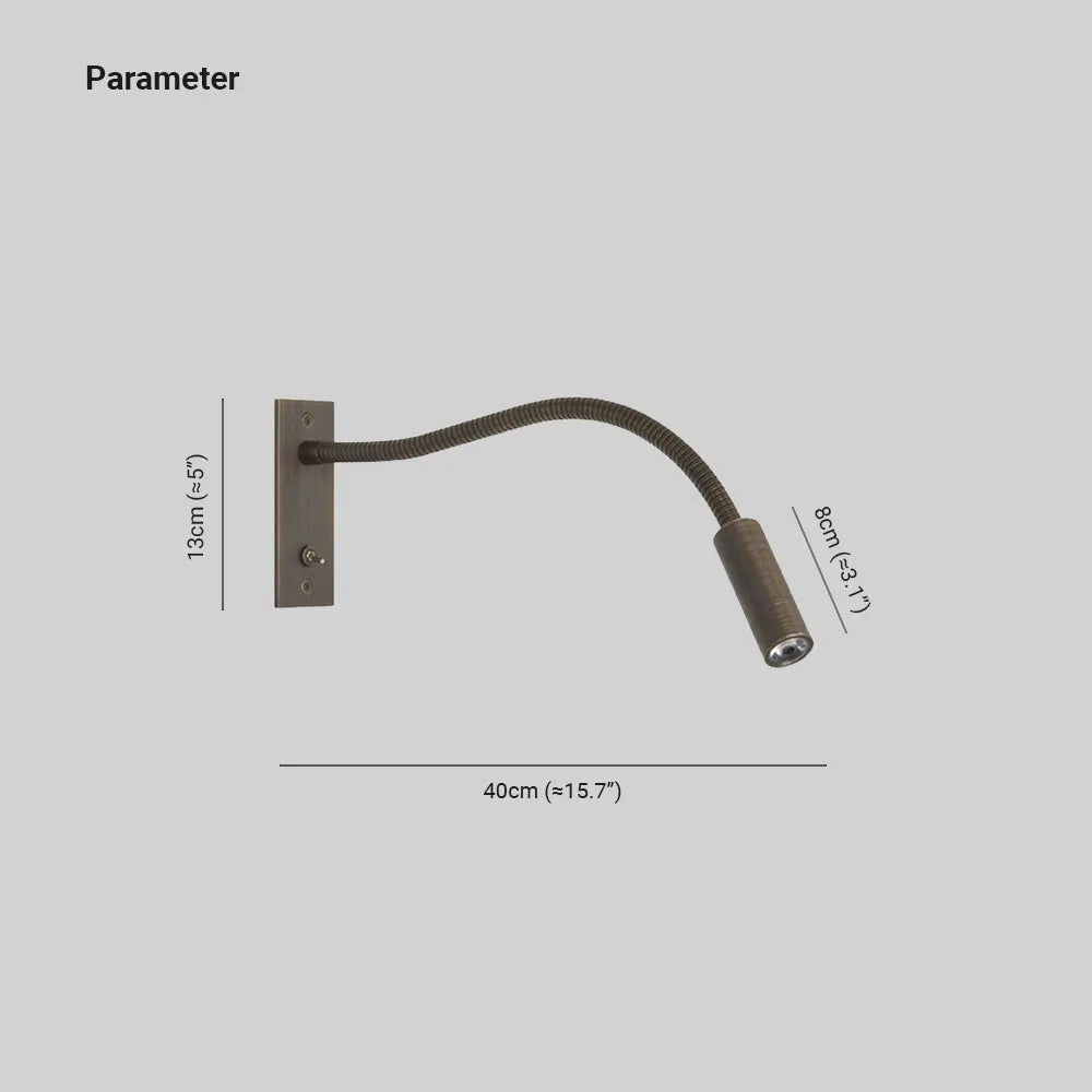 Ray Wall Lamp Minimalist Reading Adjustable Spotlight