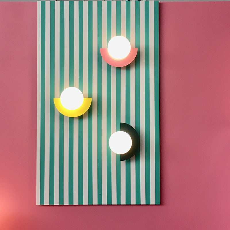 Solvire Wall Lamp Half Circle Globe