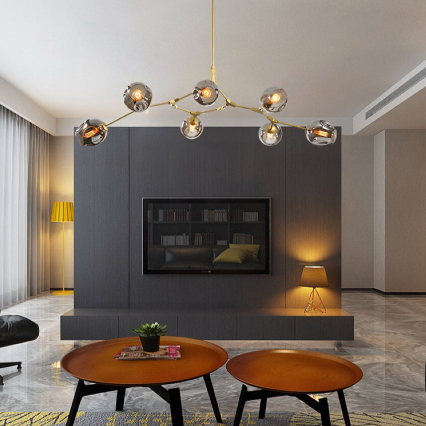 Zerin Nordic Modern Glass Pendant Light Clear Bubble