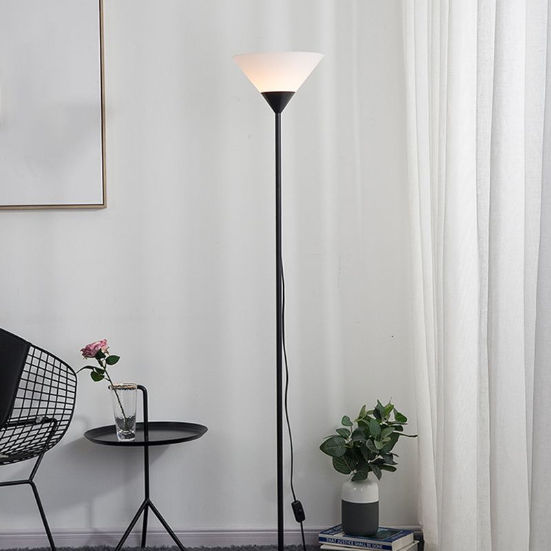 Morandi moderne kopformet gulvlampe, flere farver, metal