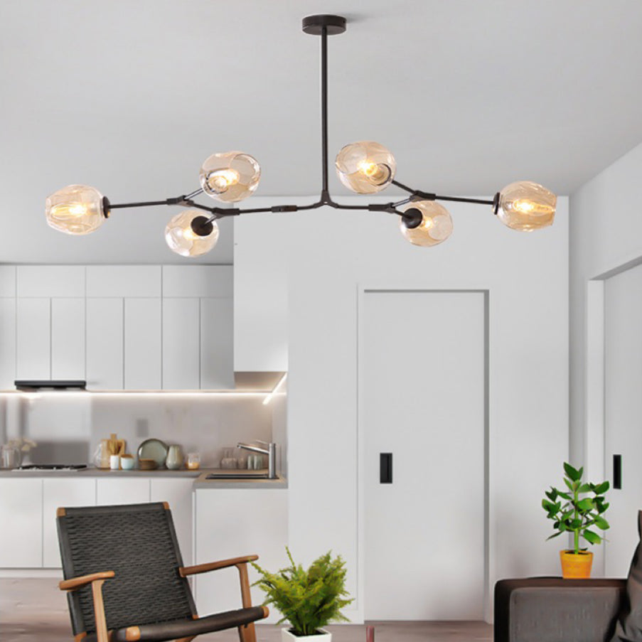 Zerin Nordic Modern Glass Pendant Light Clear Bubble