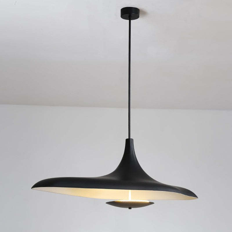 Arisha Modern Minimalist ResinCreative Pendant Light, Black/White