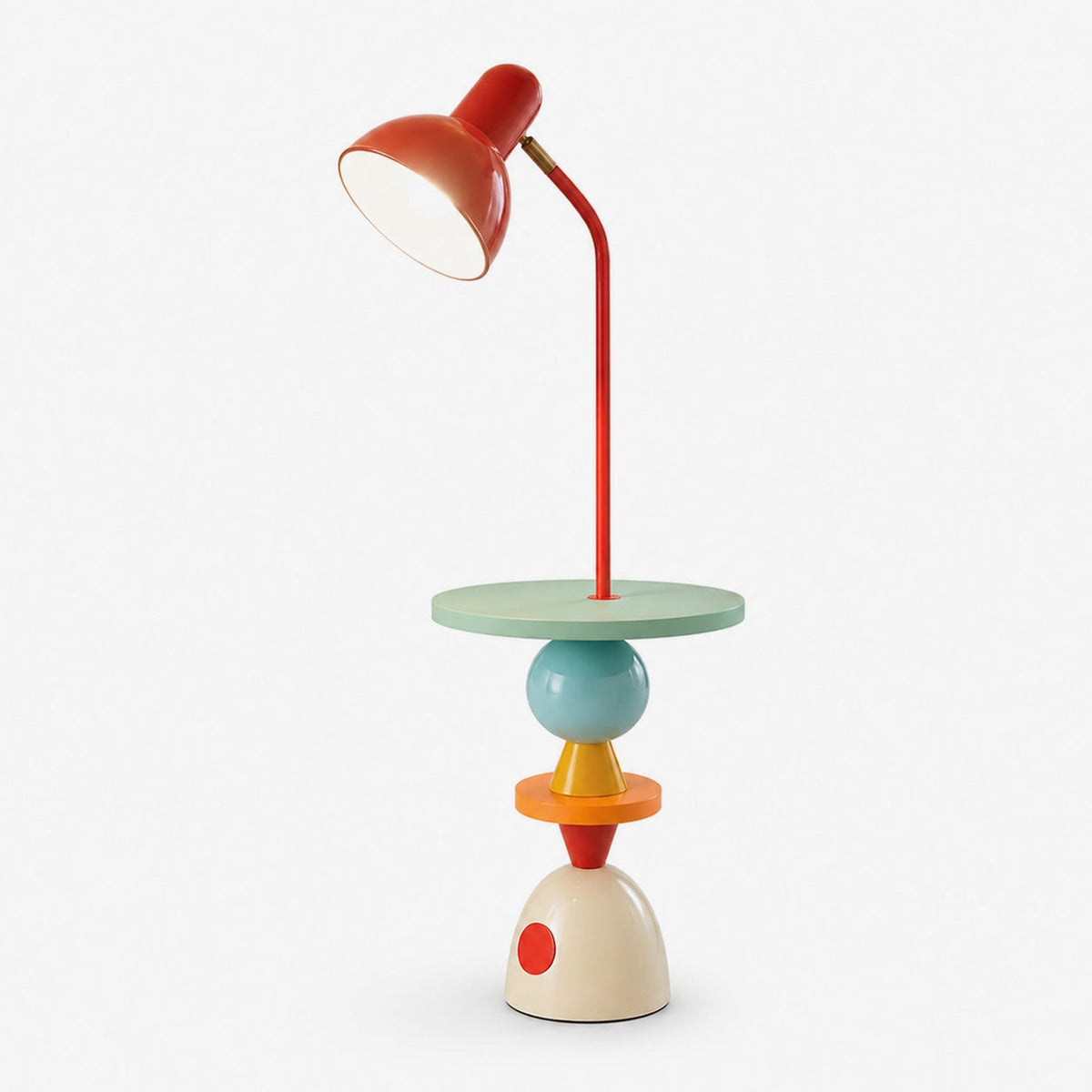 Zelora Playform bordlampe med farveblokke