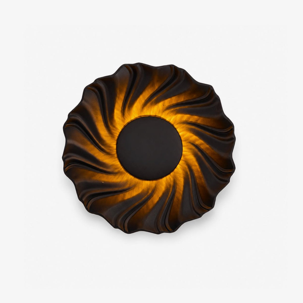 Aplique de parede solar em espiral Caluenne