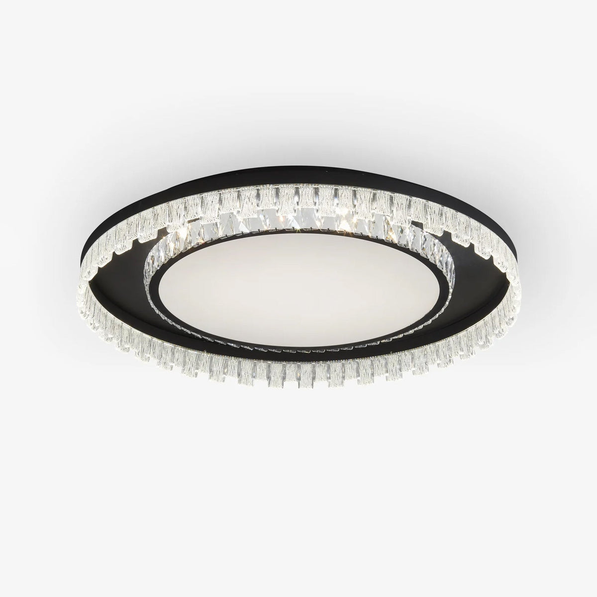 Candeeiro de teto Nythee moderno, minimalista e luxuoso em cristal