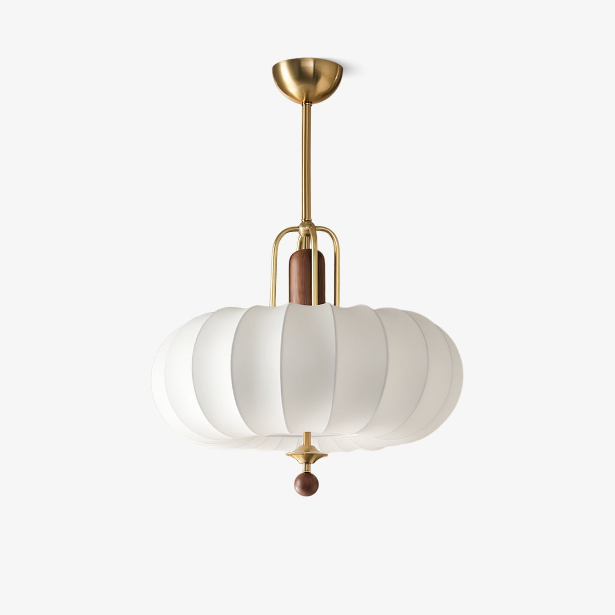 Candeeiro suspenso retro dourado Caseline