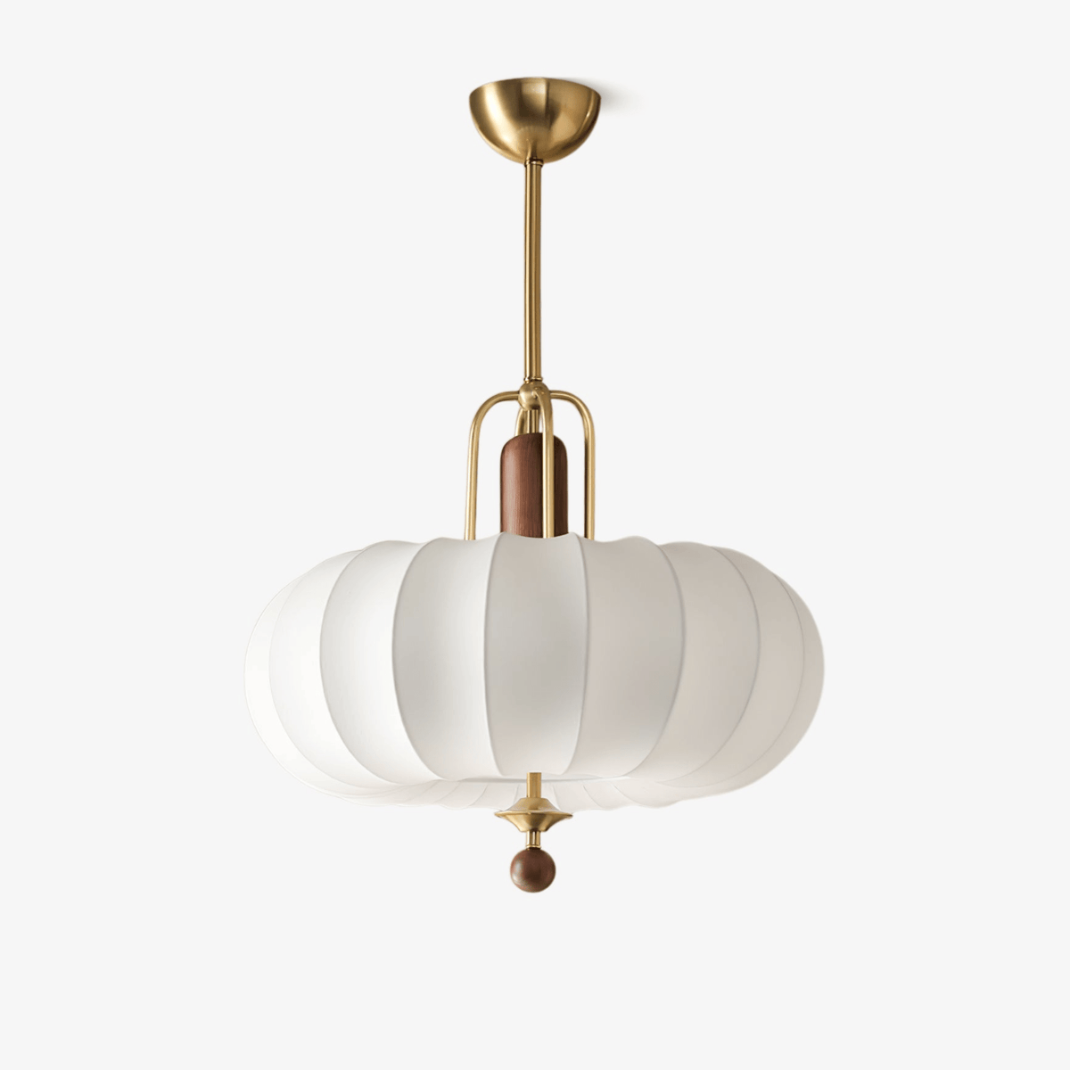 Candeeiro suspenso retro dourado Caseline