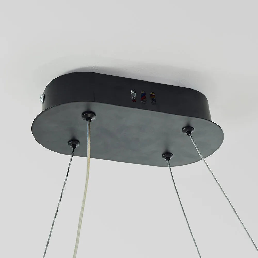 Avenor Minimalist Oval Interior Hanging Pendant Light