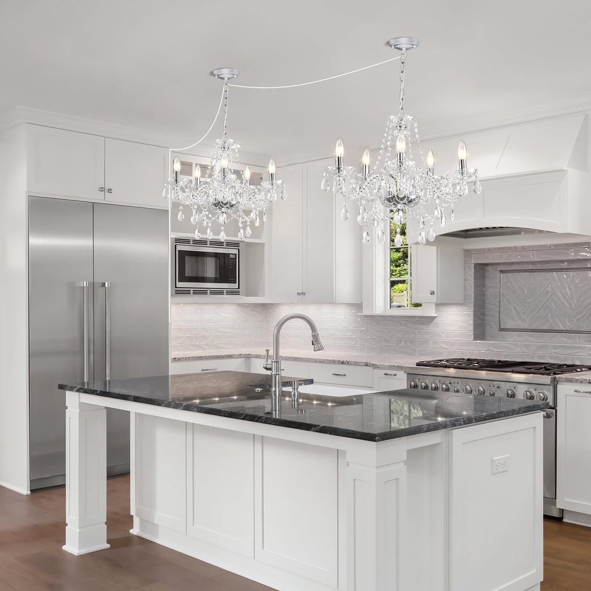 Silva Chandelier French Crystal Living Room Dining Room