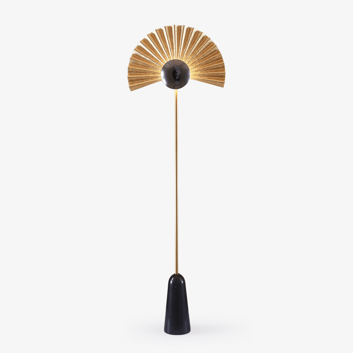 Candeeiro de pé Solvaar Gilded Fan