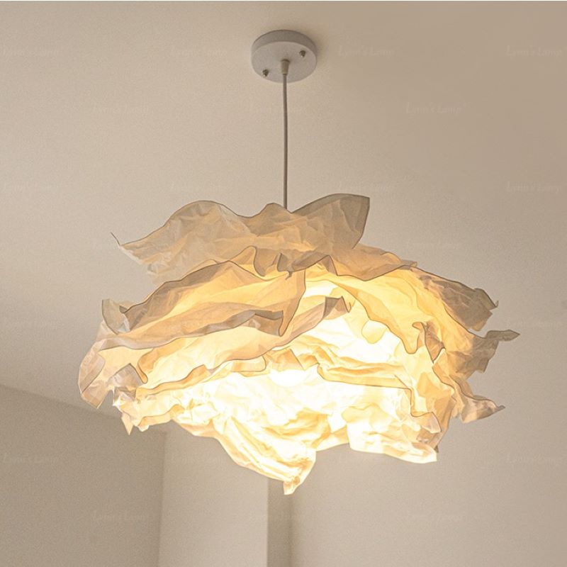 Ritta Pendant Light Wabi-sabi Cloud Paper