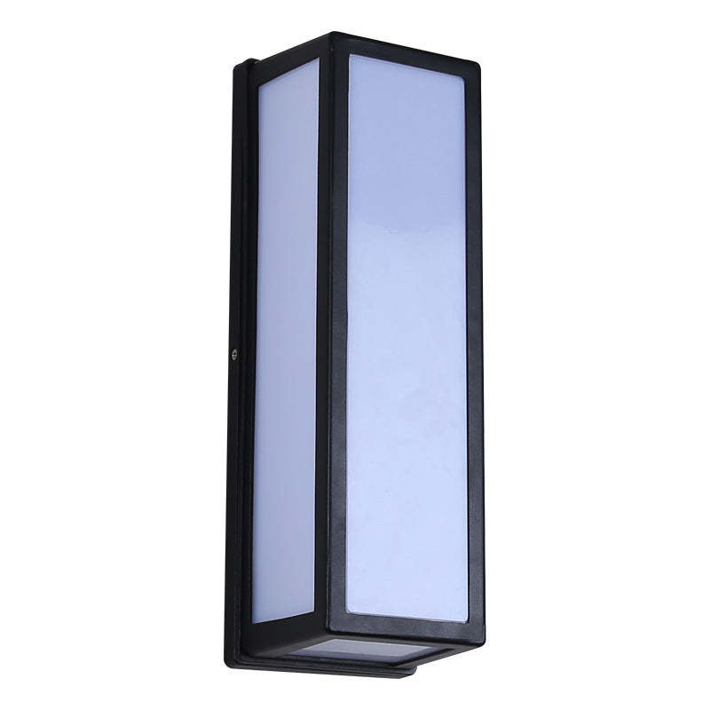 Noven Wall Lamp Modern Waterproof Cross Outdoor Black