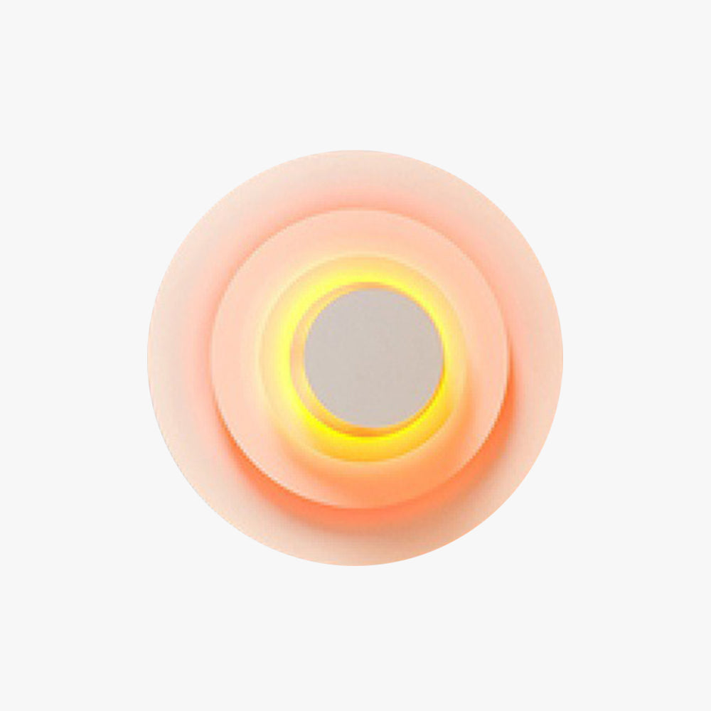 Candeeiro de parede Aria circular 3 em 1, LED colorido