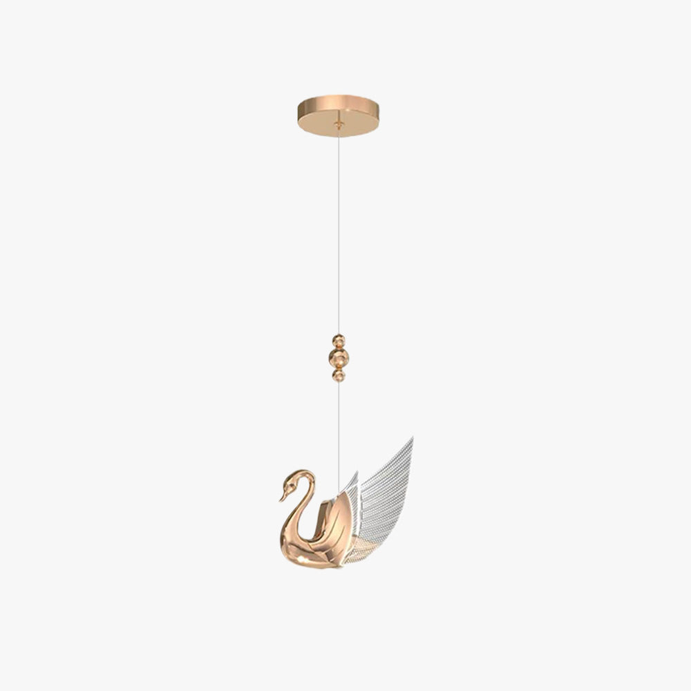 Arisha modern kreativ svanformad pendellampa, 2 färger