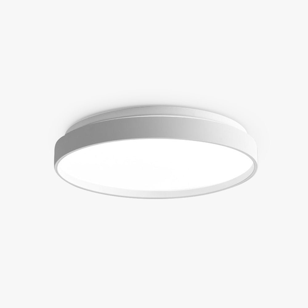 Arisha minimalistisk rund taklampa med infällt montage i metall, vit/kaffegrå/grå/guld