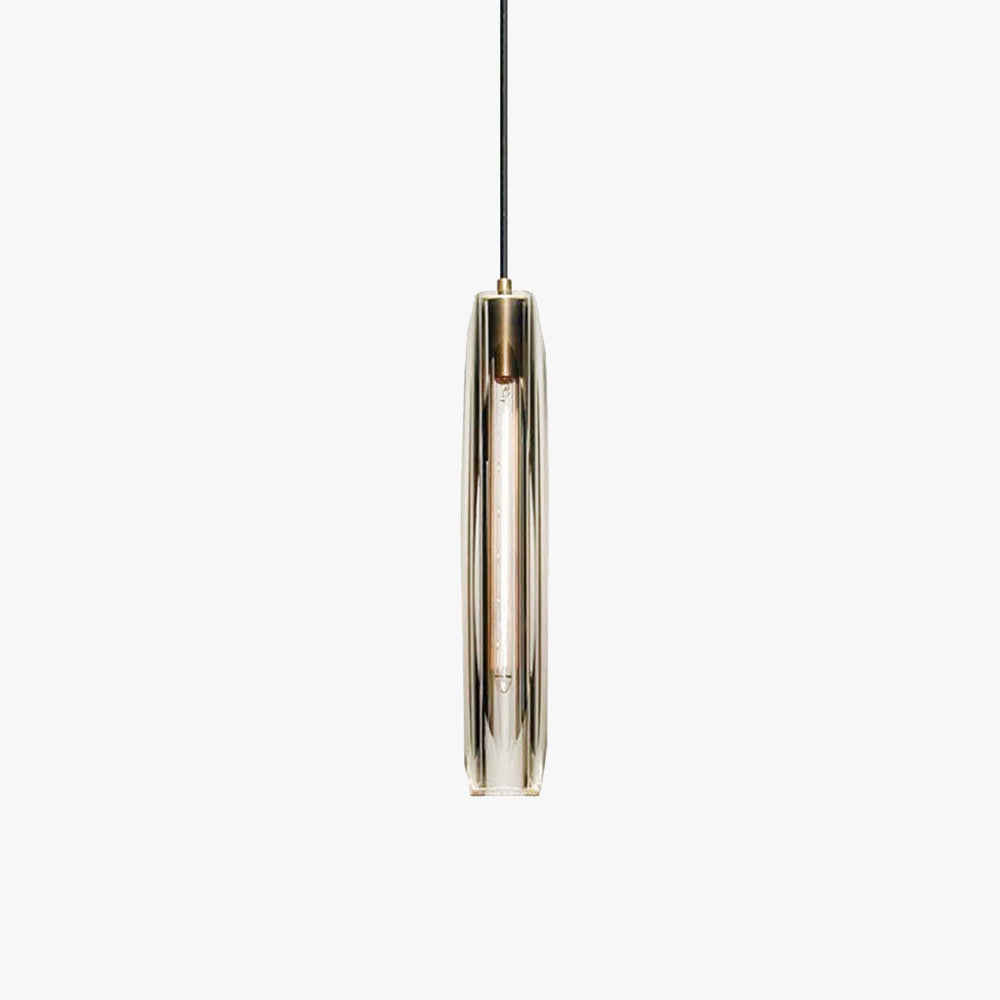 Orinex Brass Designer Glass Pendant Lamp Smoky