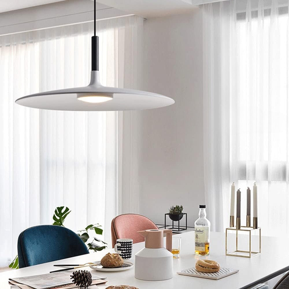 Fjorn Pendant Light Pan, Plate Shape Modern Design