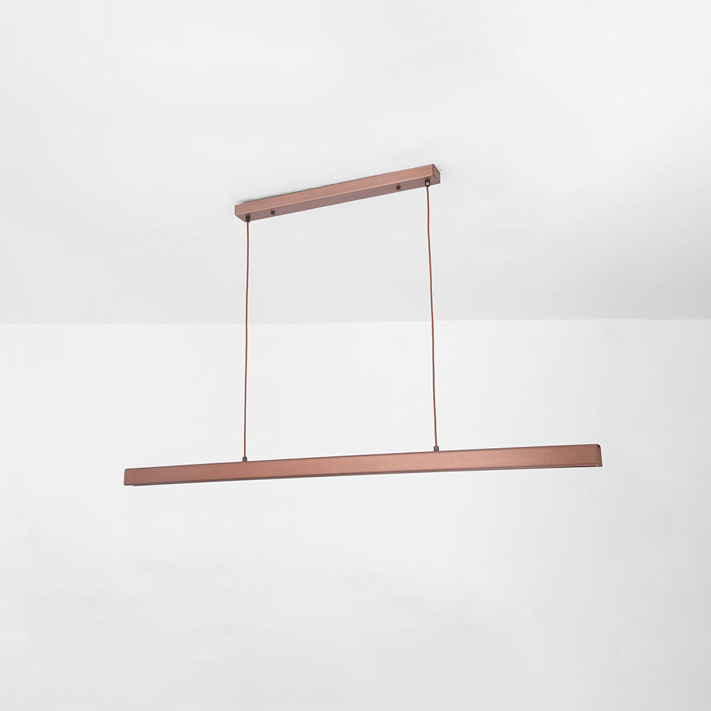Lerin Modern Linear LED Pendant Light Black/Brown