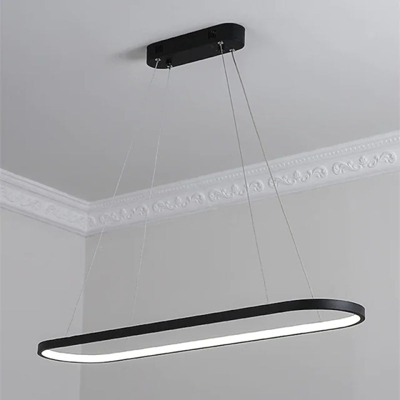 Avenor Minimalist Oval Interior Hanging Pendant Light