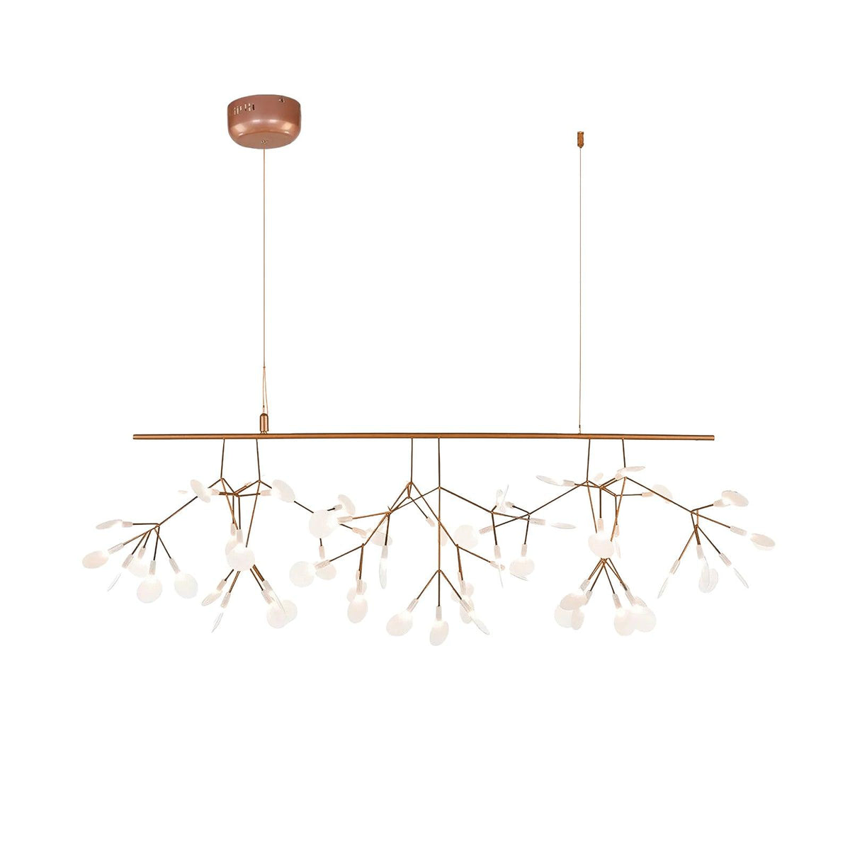 Seloraine-pitkä Firefly LED-kattokruunu