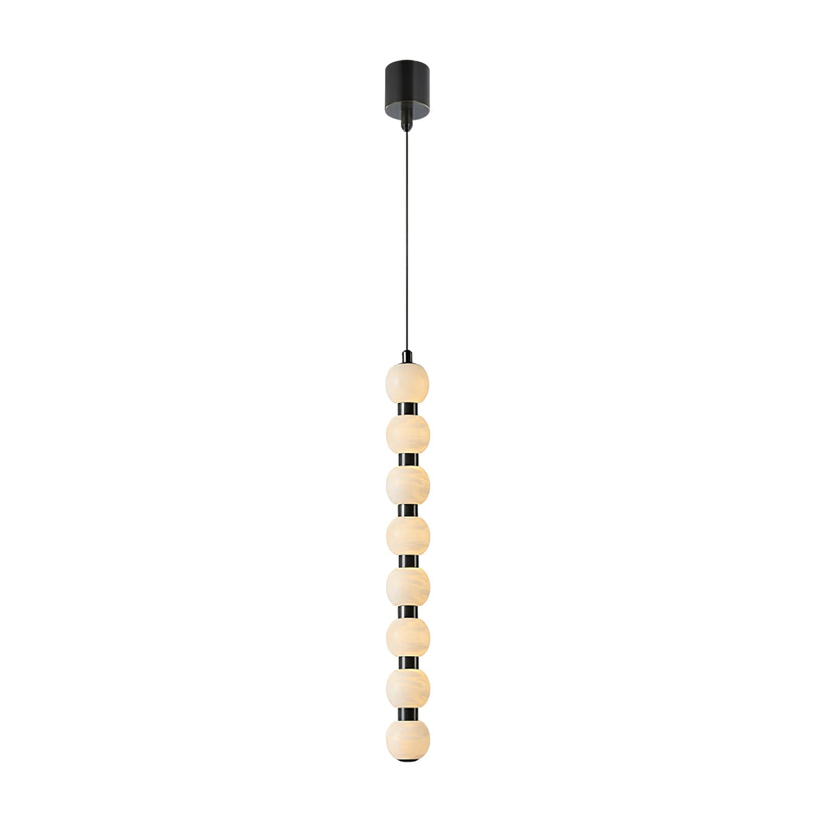 Albinaine moderne pendellampe i alabaster
