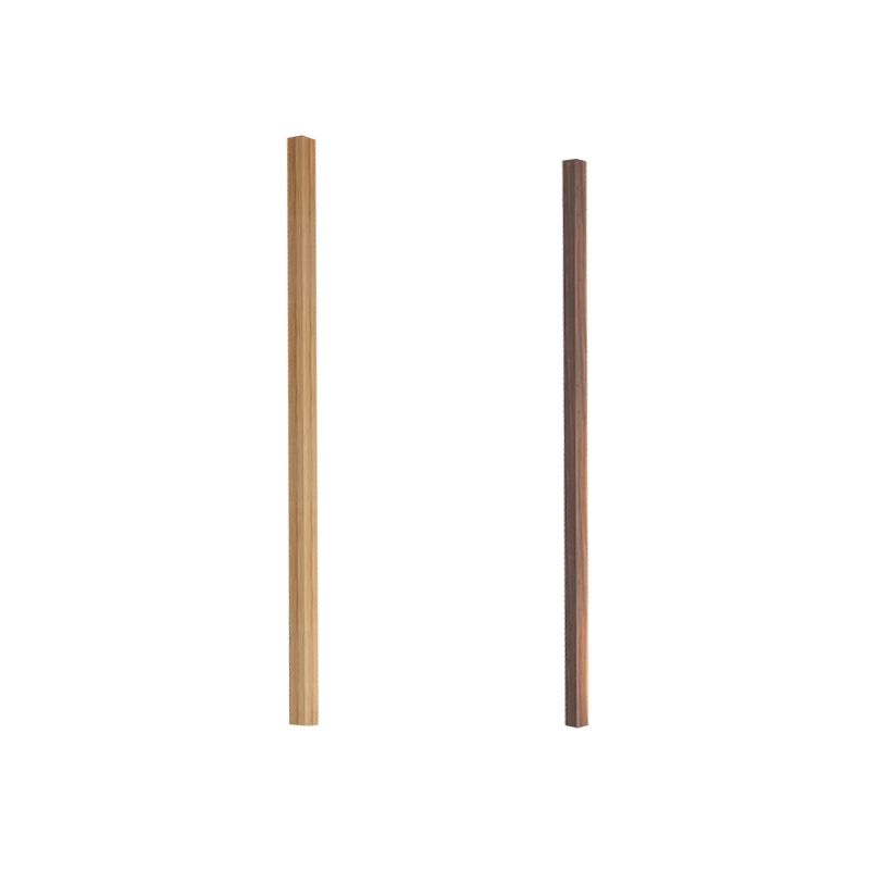Ozawa minimalistisk lineær gulvlampe i naturligt træ