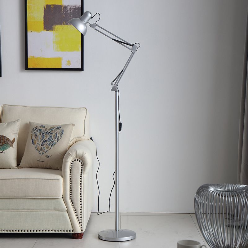 Morandi moderne sammenfoldelig metalgulvlampe, flere farver