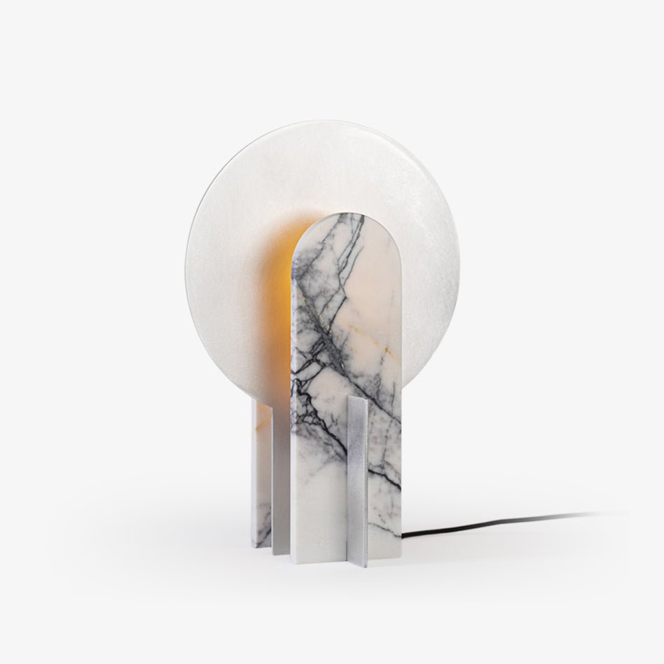 Solvique Arch-bordlampe i marmor