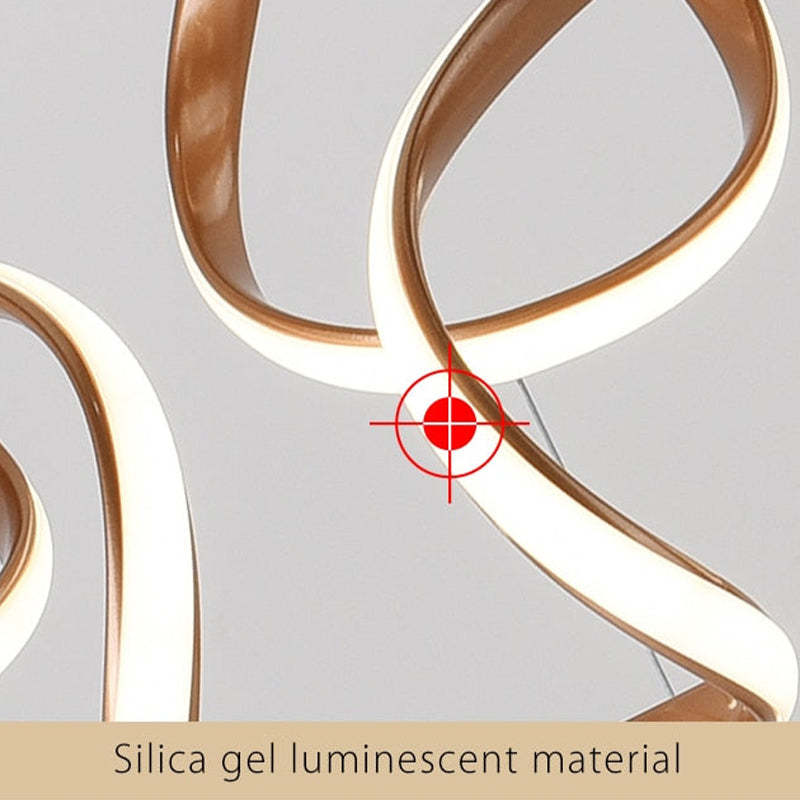 Evren Modern Irregular Flower Pendant Light, 3 Colors