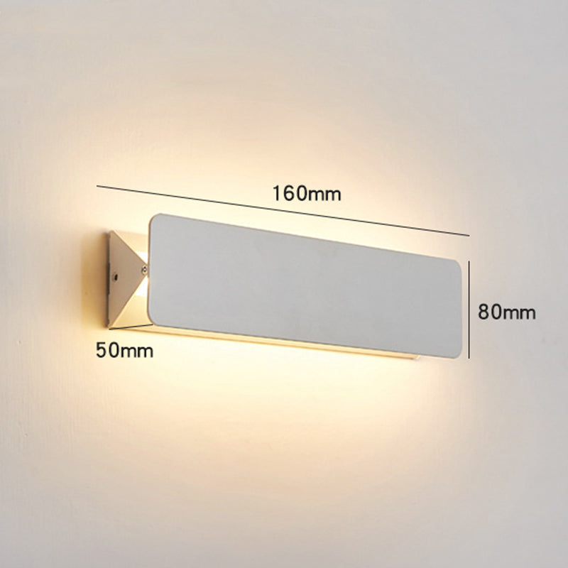 Arisha LED-vägglampa i metall för inomhusbruk, vridbar, vit