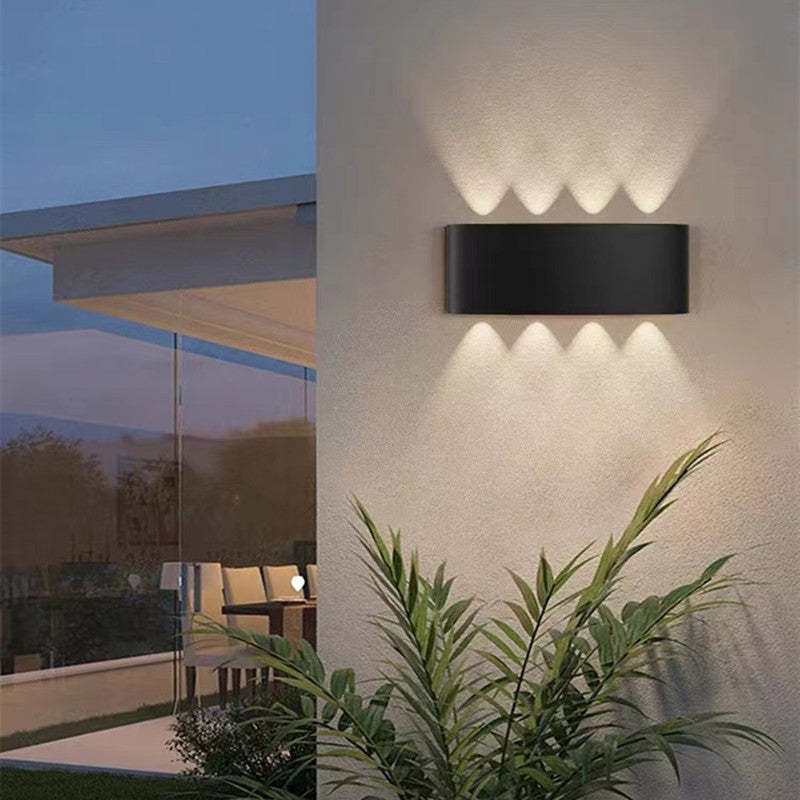 Nirex Wall Lamp Modern Rectangular Outdoor Water-wave