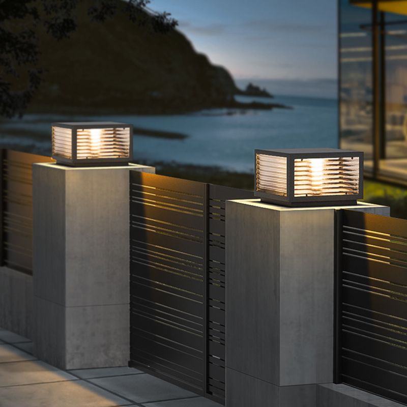 Candeeiro exterior Lenorae de poste, vintage, LED