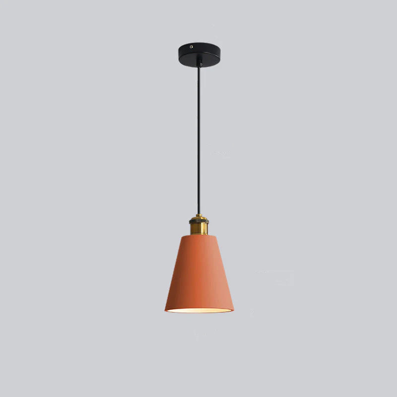 Candeeiro suspenso Aria minimalista art déco, monocromático
