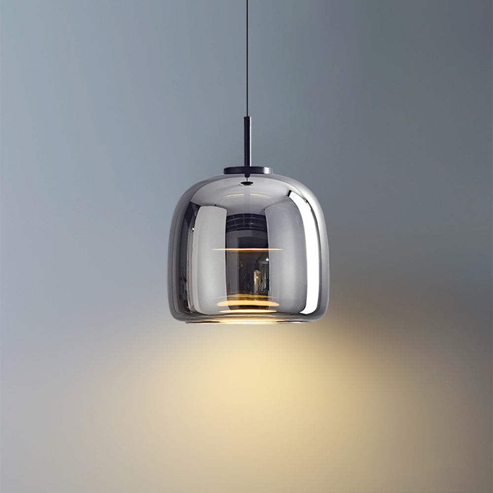 Lioren Pendant Light Morden Glass Clear/Smoky/Amber