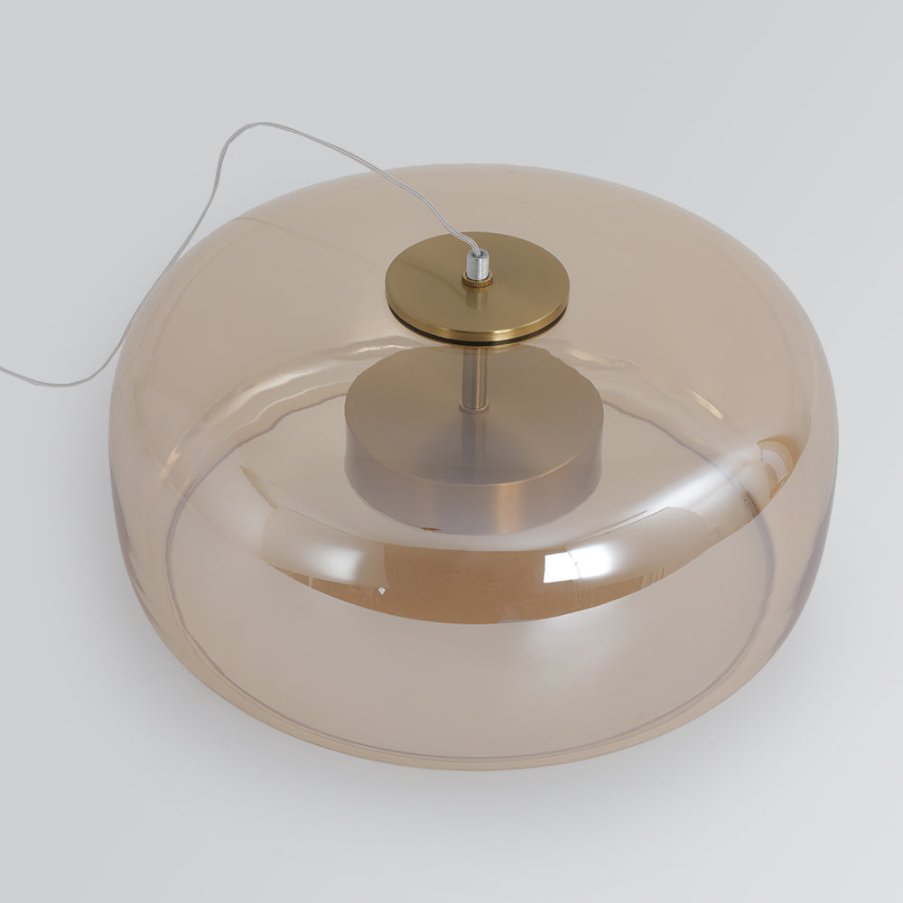 Lioren Pendant Light Morden Glass Clear/Smoky/Amber