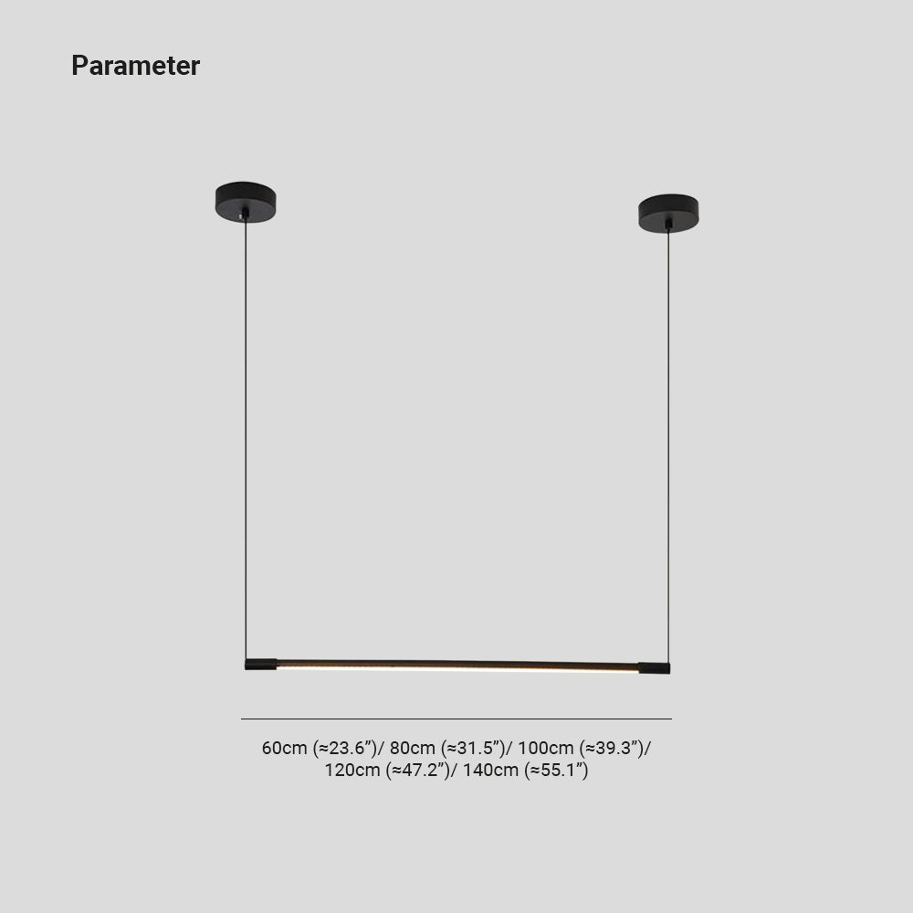 Miren Pendant Light Minimalist Linear Black