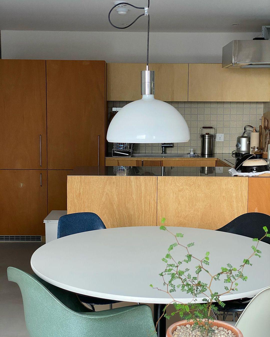 Lyshae moderne minimalistisk nordisk pendellampe i glas