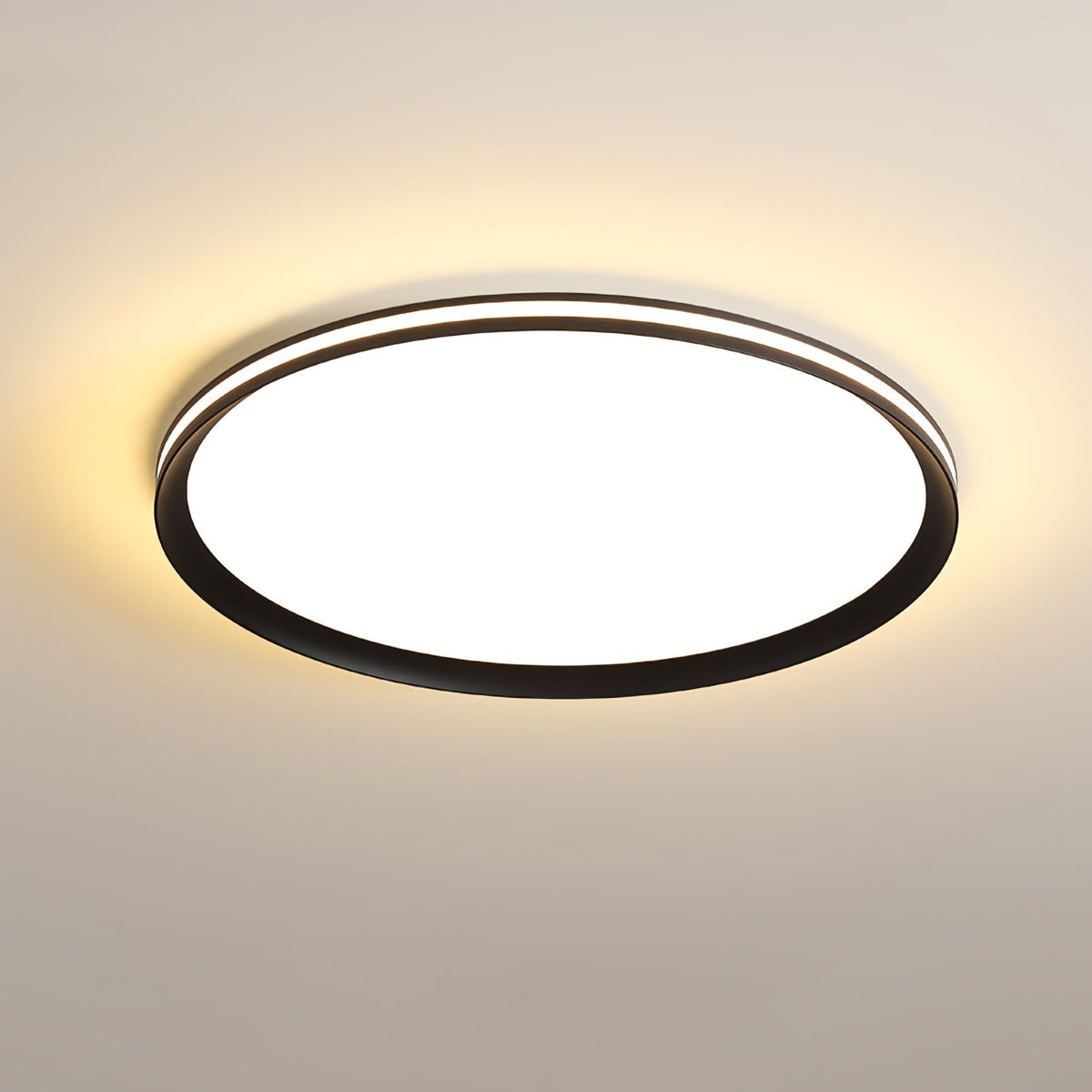 Avtheira moderne minimalistisk rund LED-loftlampe