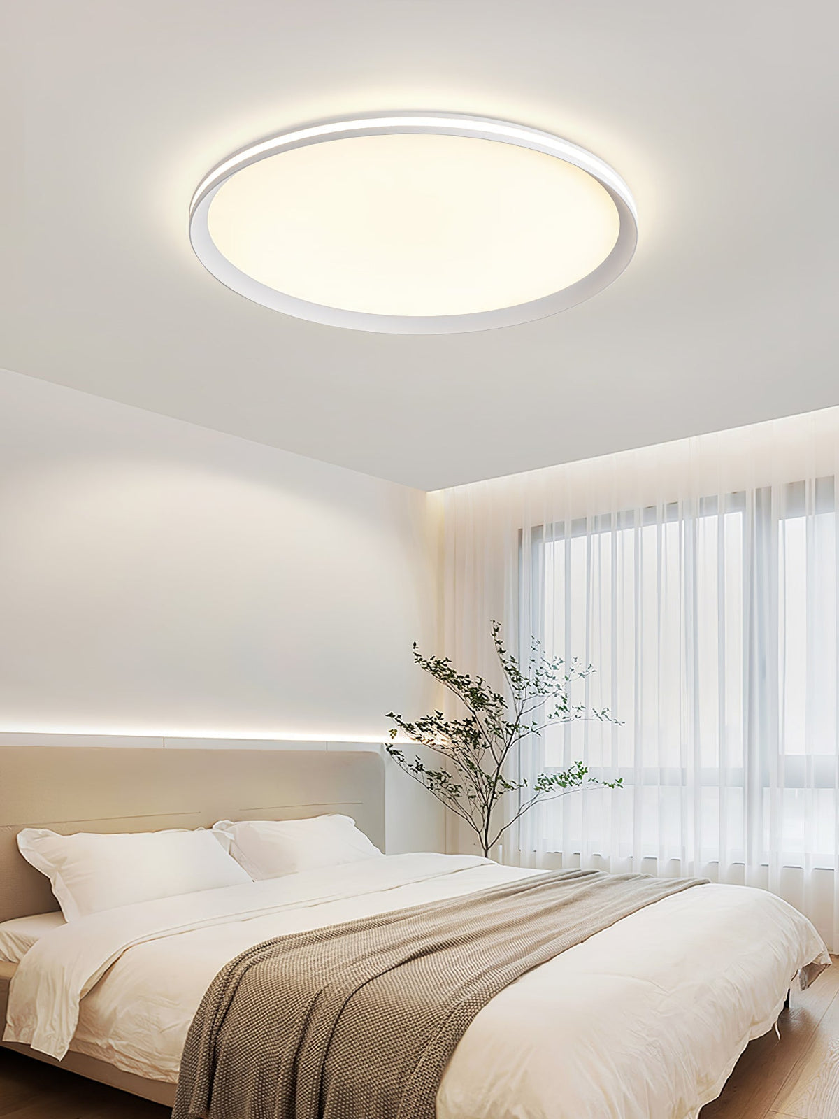 Luz de teto LED circular moderna e minimalista Avtheira