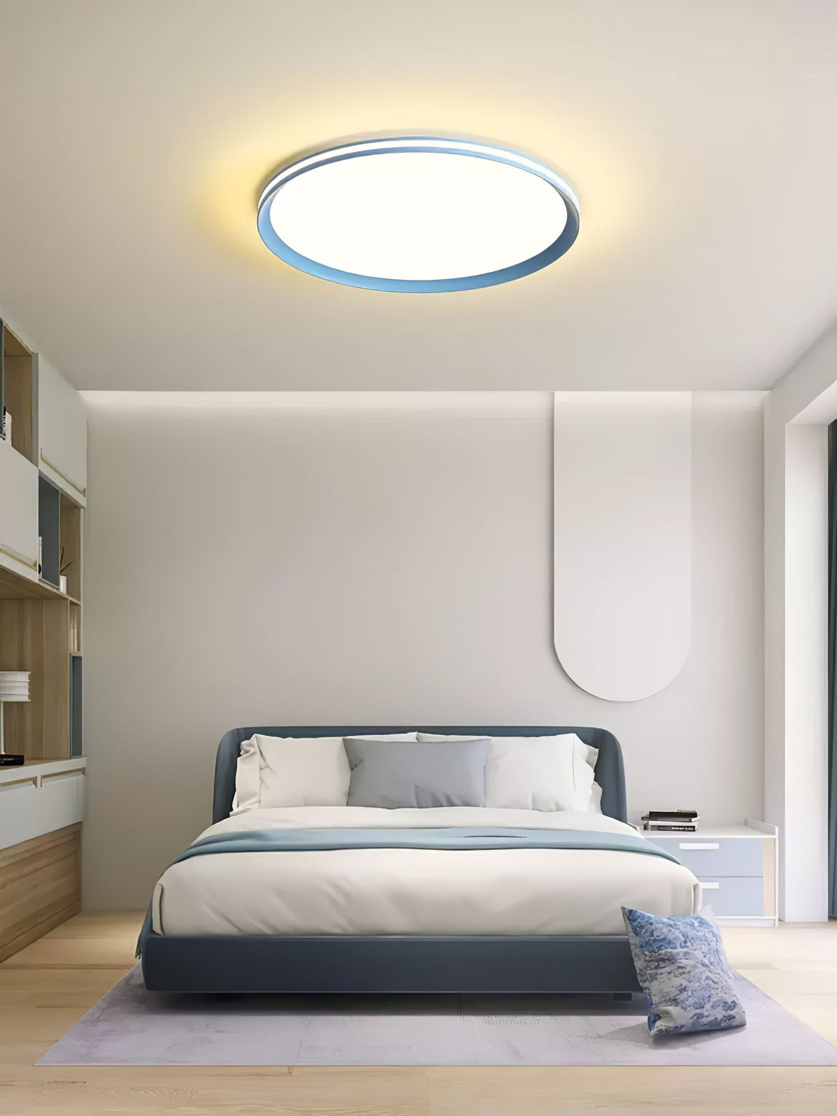 Luz de teto LED circular moderna e minimalista Avtheira