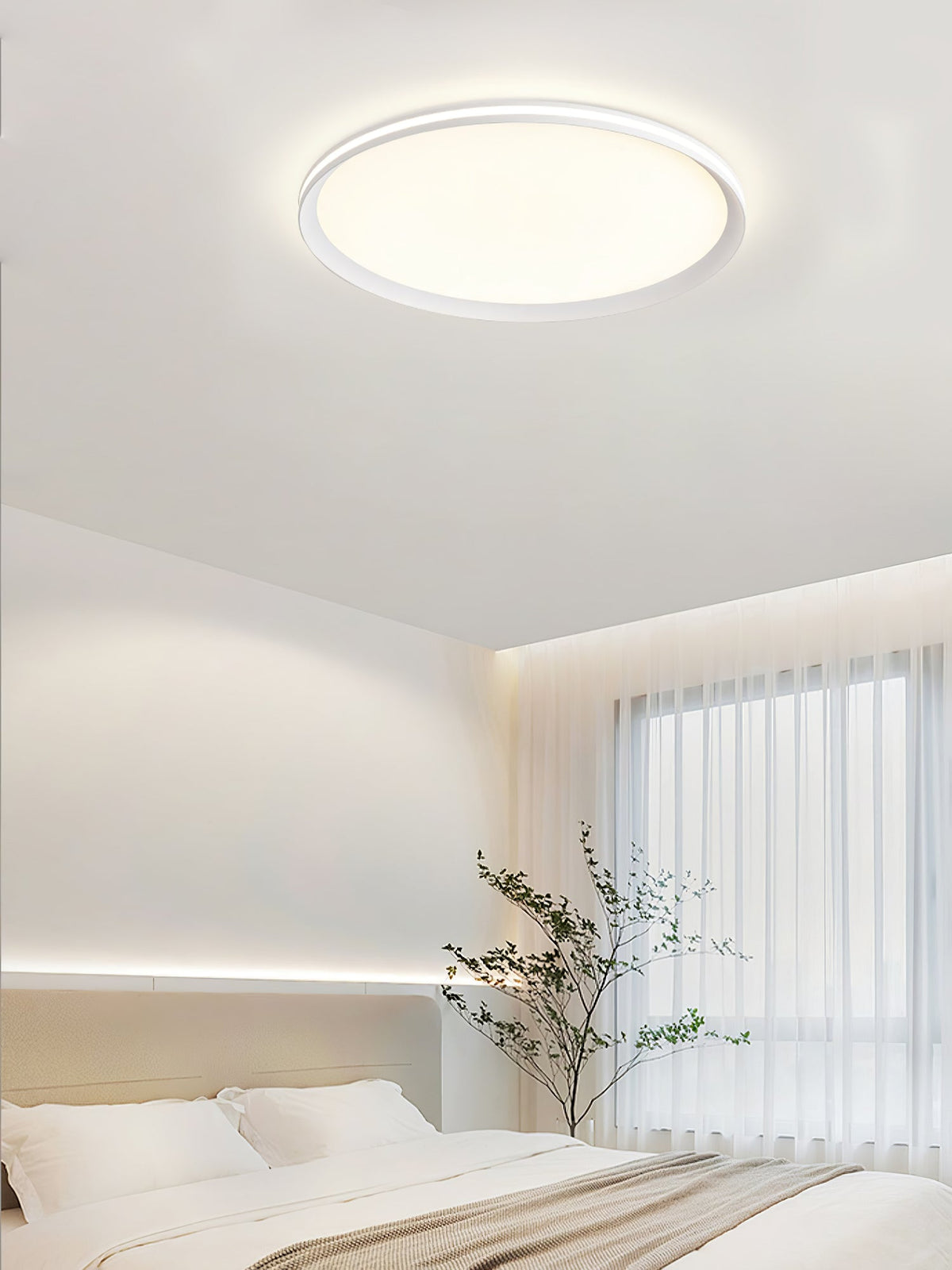 Luz de teto LED circular moderna e minimalista Avtheira