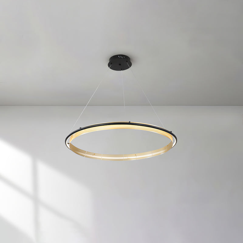 Erveliel moderni minimalistinen pyöreä LED-kattokruunu
