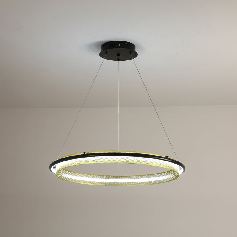 Erveliel moderni minimalistinen pyöreä LED-kattokruunu