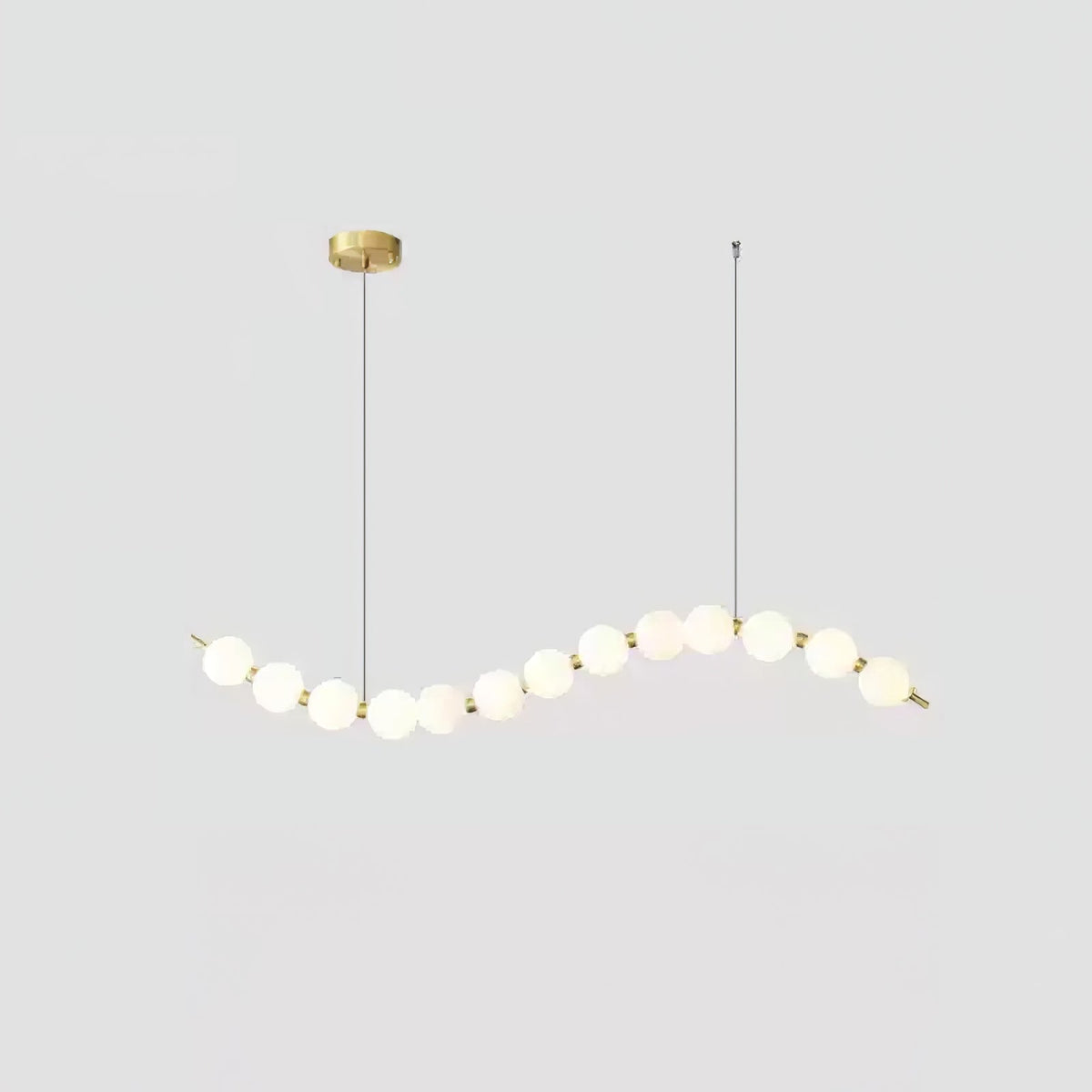 Modern minimalistisk akrylkrona med ädelstensdesign